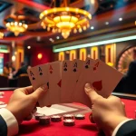 Experience the excitement of 88AA winning moments at a vibrant casino with poker tables and roulette wheels.