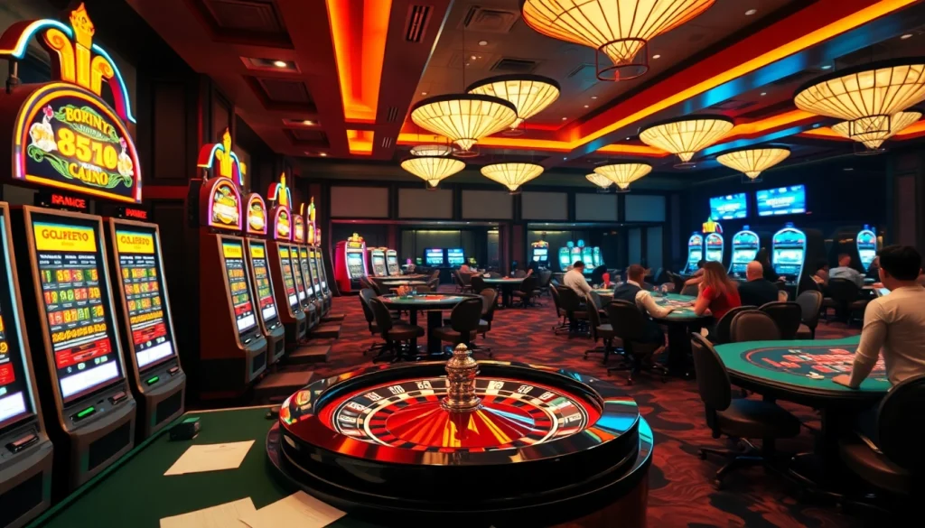 Experience thrilling gameplay at AAAJILI Casino with dynamic slot machines and engaging poker tables.