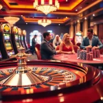 Experience the excitement of KJC casino with vibrant roulette and slot games.