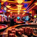 Experience 88AA gameplay action with vibrant casino tables and engaging players showcasing thrilling gambling moments.