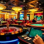 Players enjoying the excitement of roulette and blackjack at https://98win68.city/, showcasing lively casino action and winning moments.