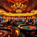 Players at e28 casino, surrounded by roulette and poker action.