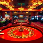 Experience the vibrant casino excitement of 789BAT with players at roulette and slots.